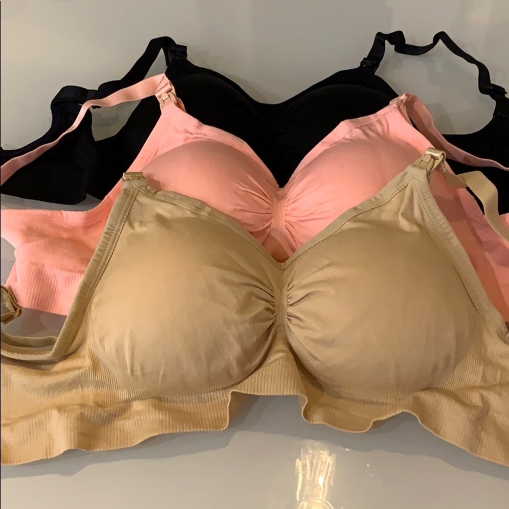 New Yianna 3-pack nursing bras Size S and M